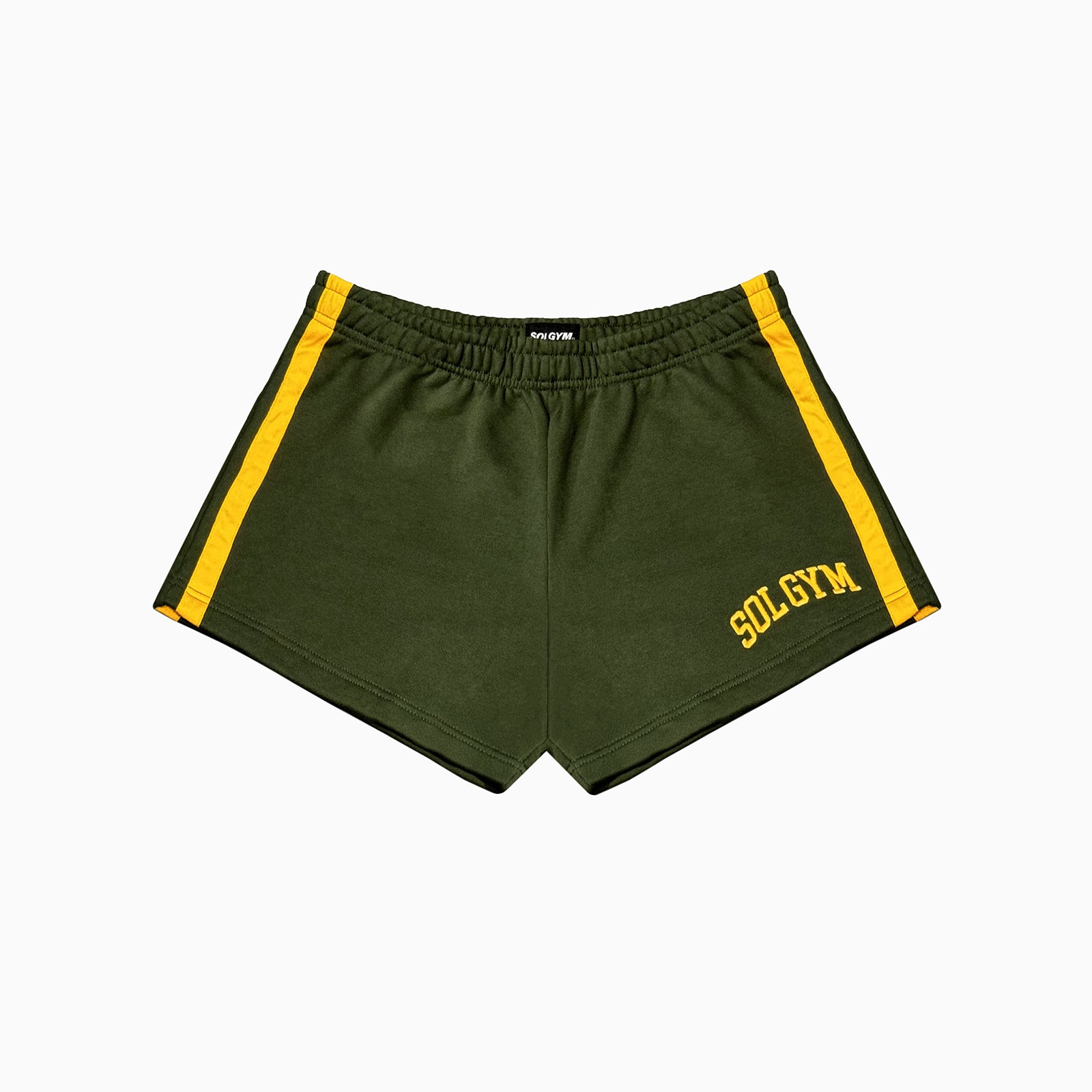 80s Bodybuilding Shorts, Green Shorts Sol Gym
