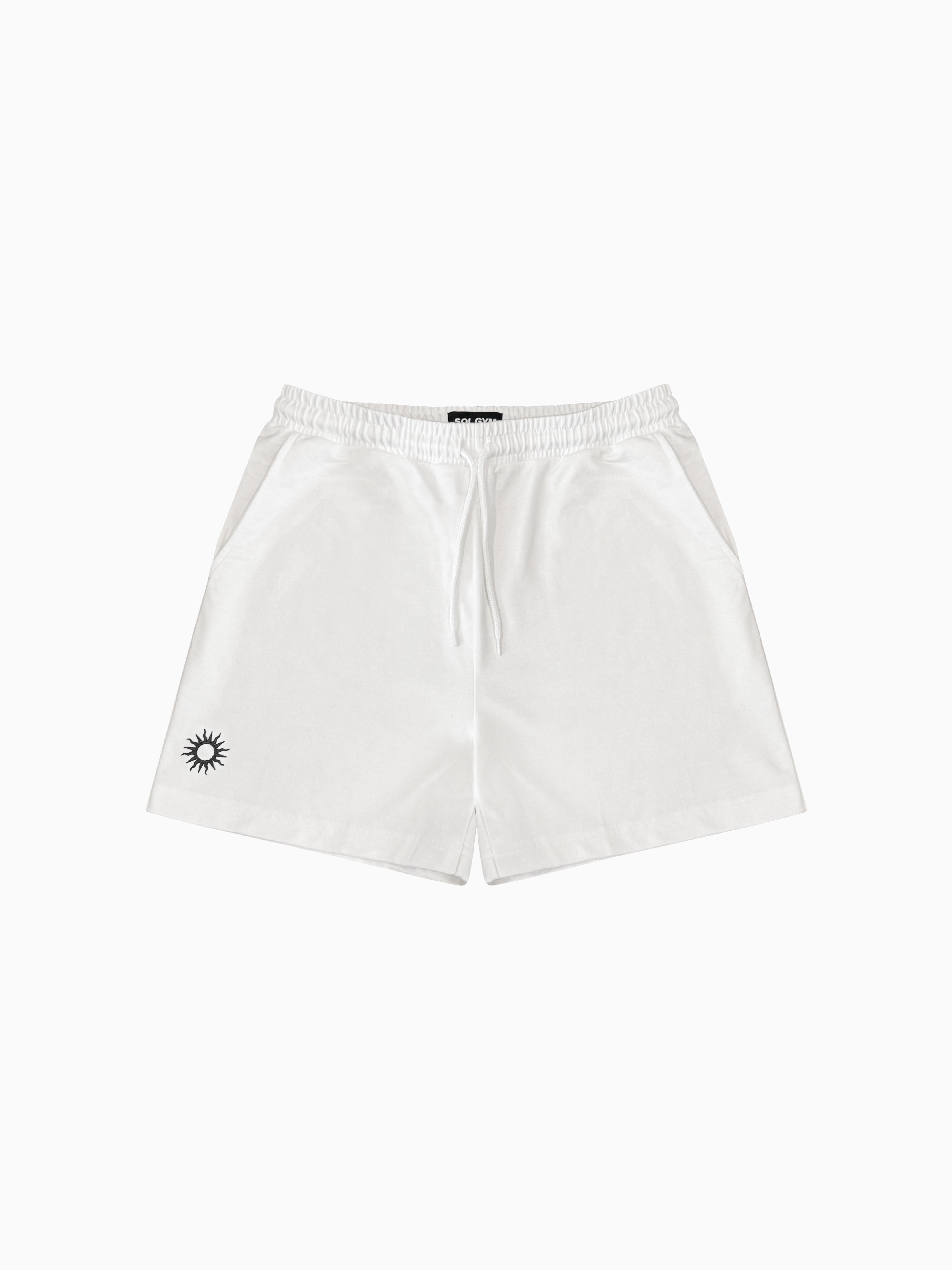 Men's Classic Sol Short, White Shorts Sol Gym