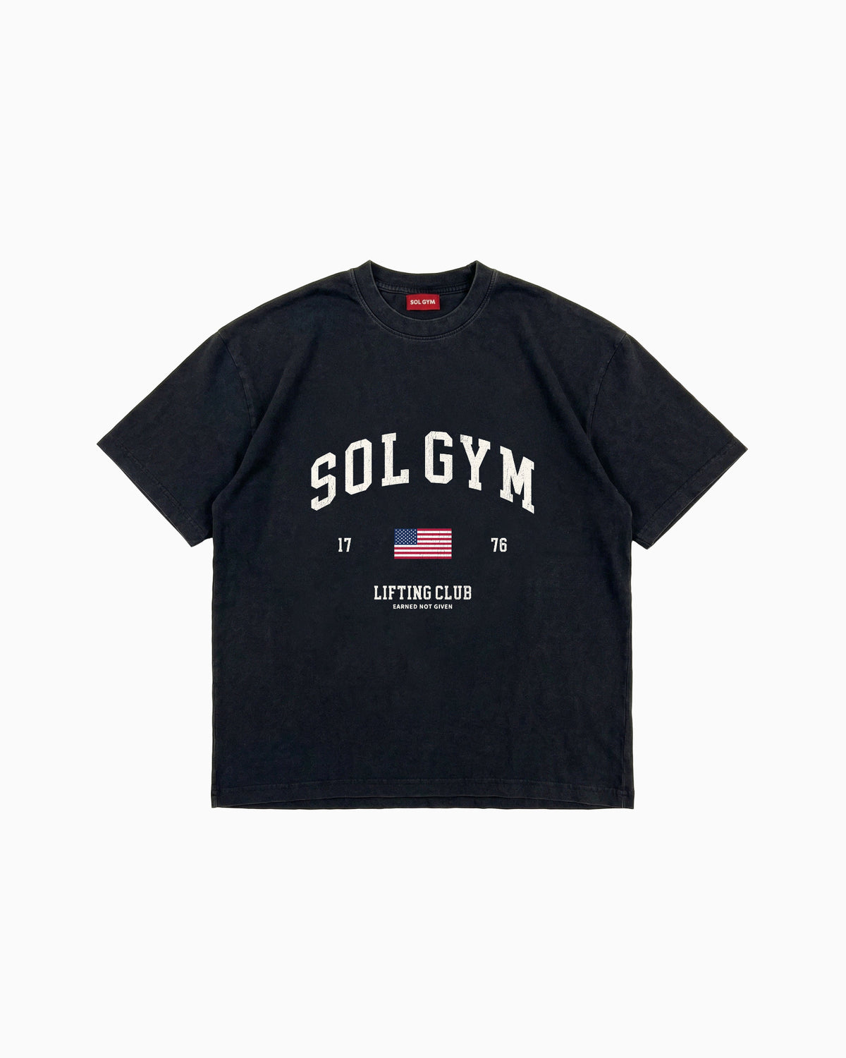 1776 USA cotton pumpcover in black