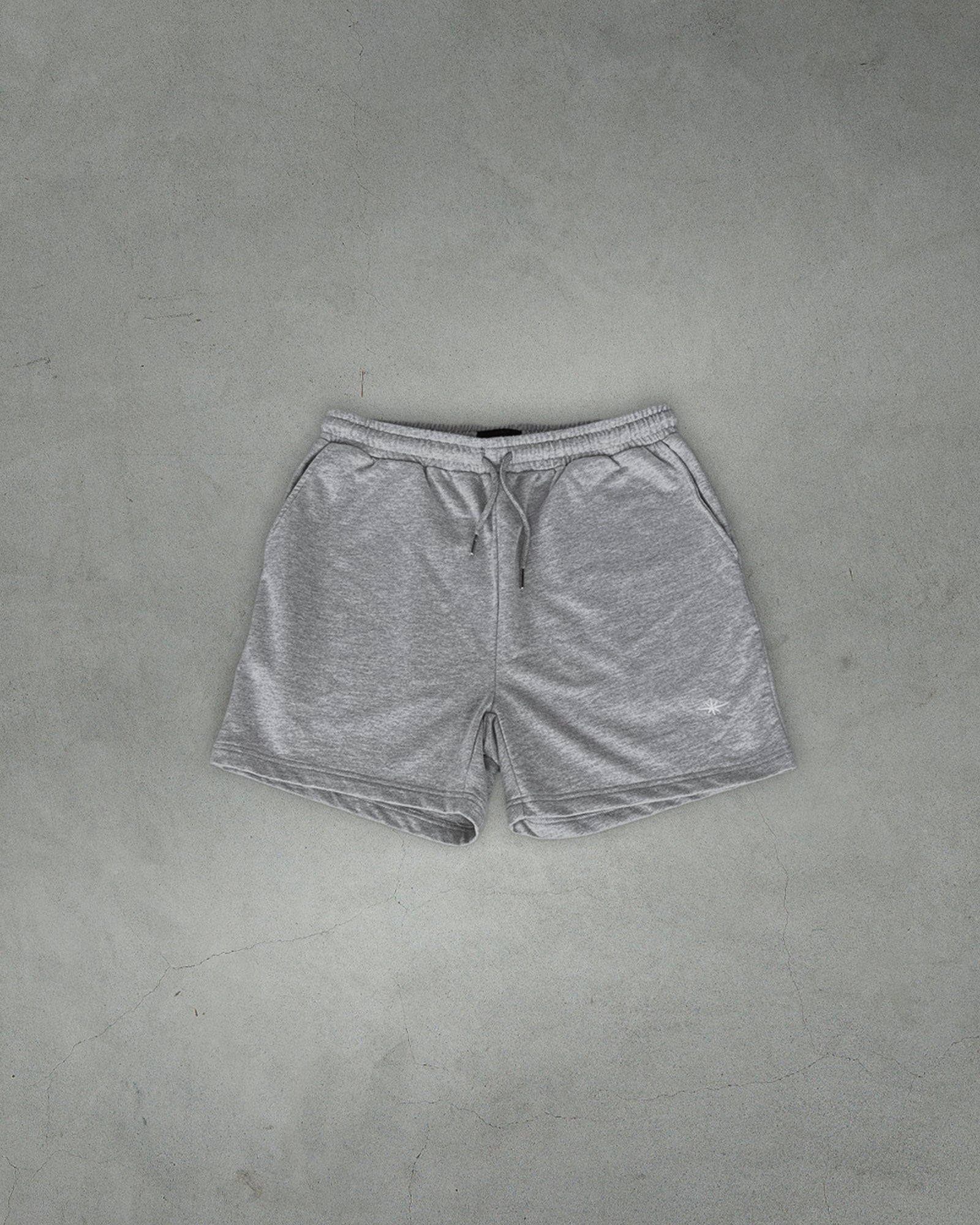 Grey Cotton Gym Shorts for Men Inch Inseam Shorts