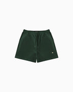 Forest green 100% cotton gym shorts for men — Sol Dept.