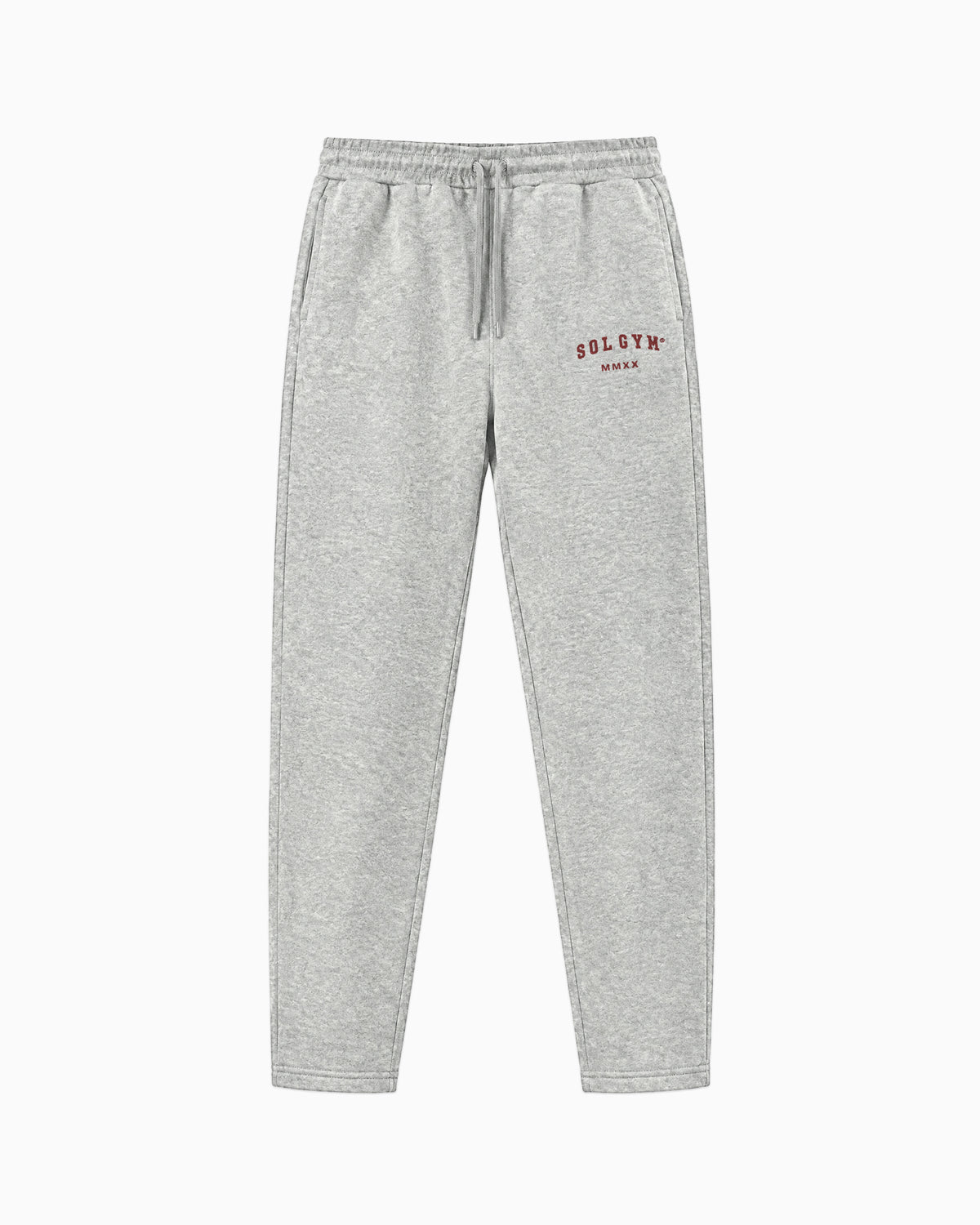Collegiate cotton sweatpants in heather grey