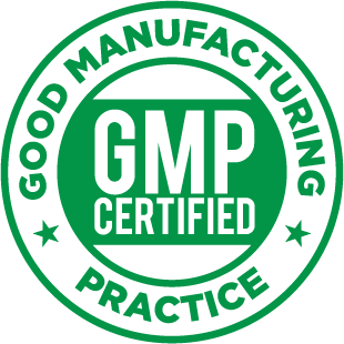 GMP Certified Good Manufacturing Practice badge