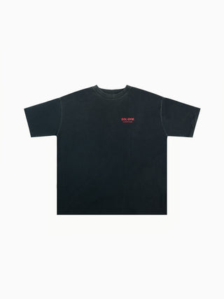 Lifter's Club Oversized T - BLACK / RED