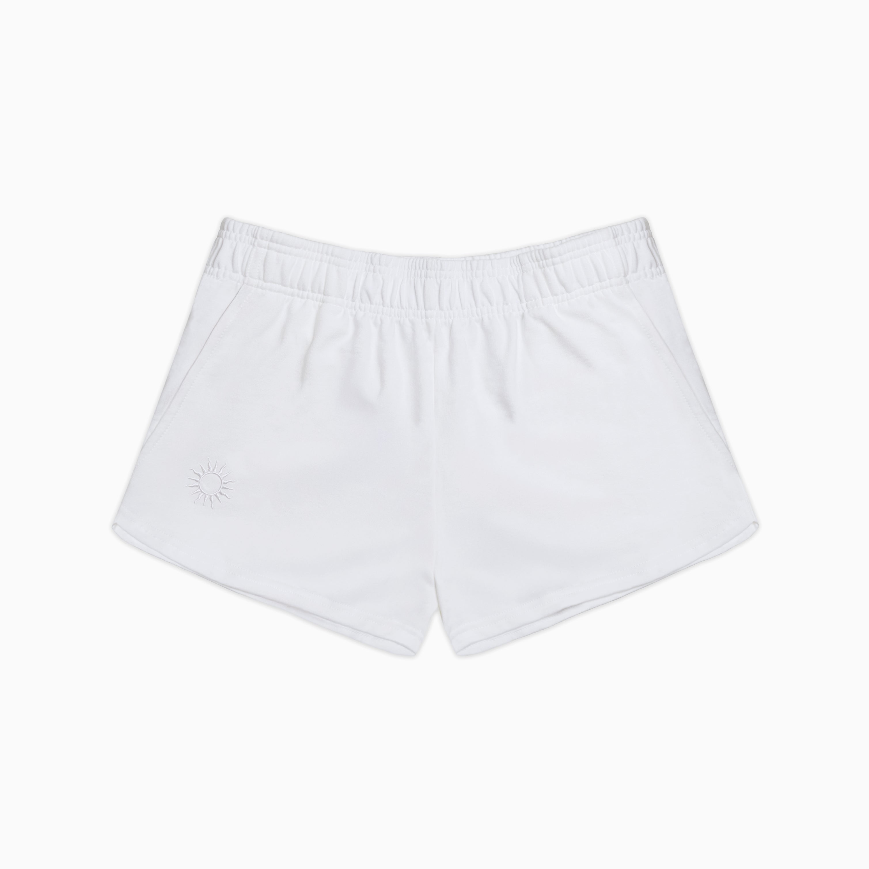 Women's Sol Shorts, Off White Shorts Sol Gym