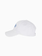 Movement is Medicine Cap in white, side profile